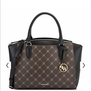 Nine West Josie Jet Set Satchel Bag & West Astoria Small Zip Around Card Wallet